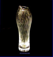 IITTALA, Varsanjalka, pieni taidemaljakko, Design:Tapio Wirkkala,korkeus n. 11 cm, leveys n. 3,5 cm,1kpl,250